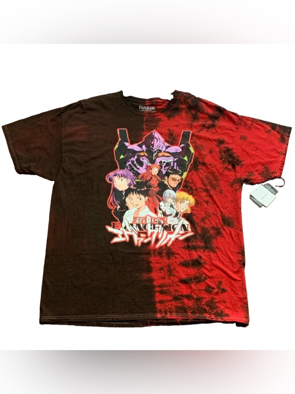 Neon Genesis Evangelion x Forever 21 T-Shirt Asuka Langley Unit 02 Sz 2XL NWT
